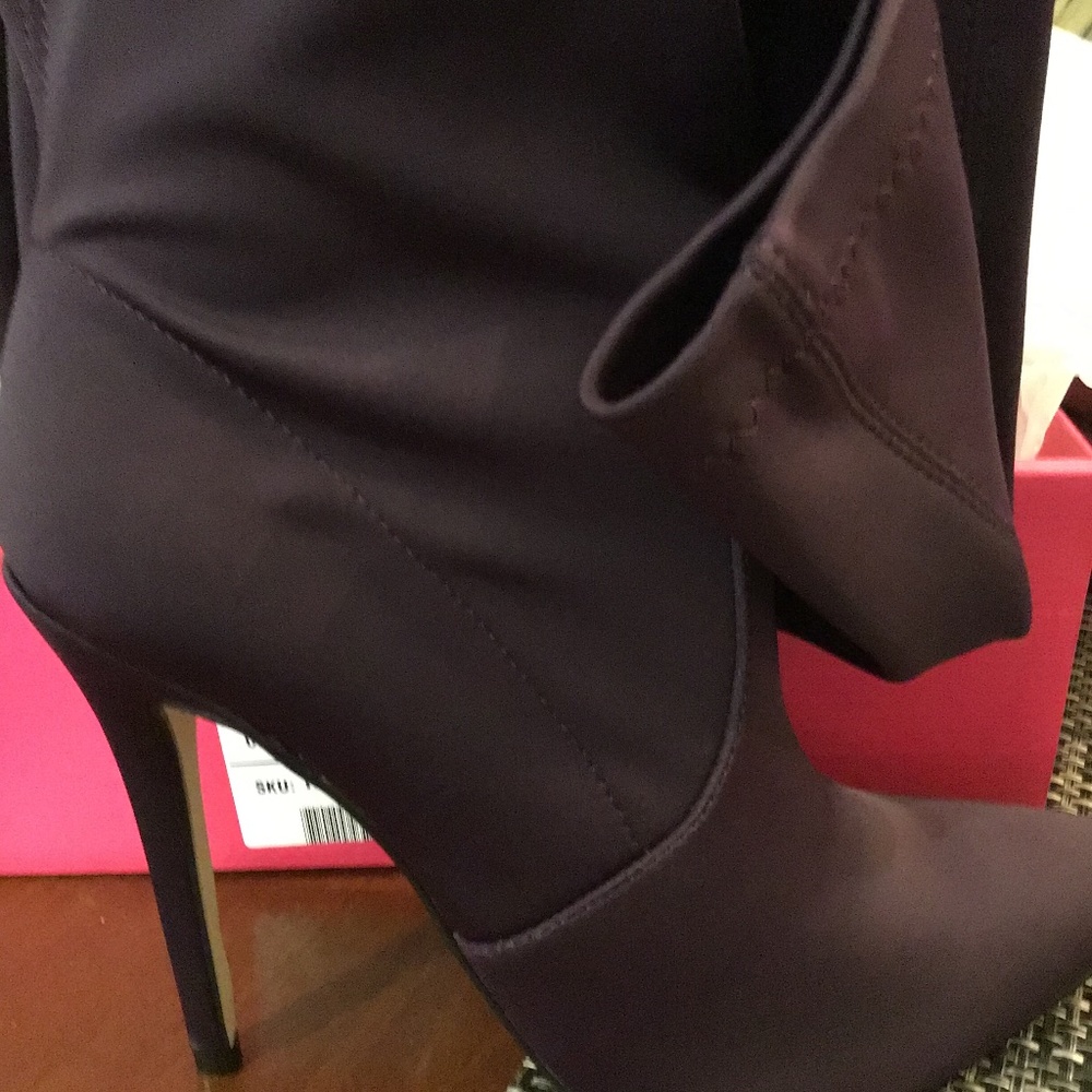 Svetlana Over the Knee Wide Calf Boot Purple